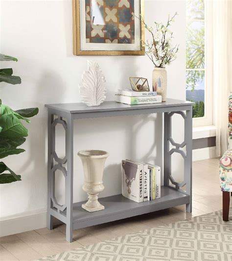 convenience concepts omega console table in white canada|Convenience Concepts Omega Console Table in White Wood .